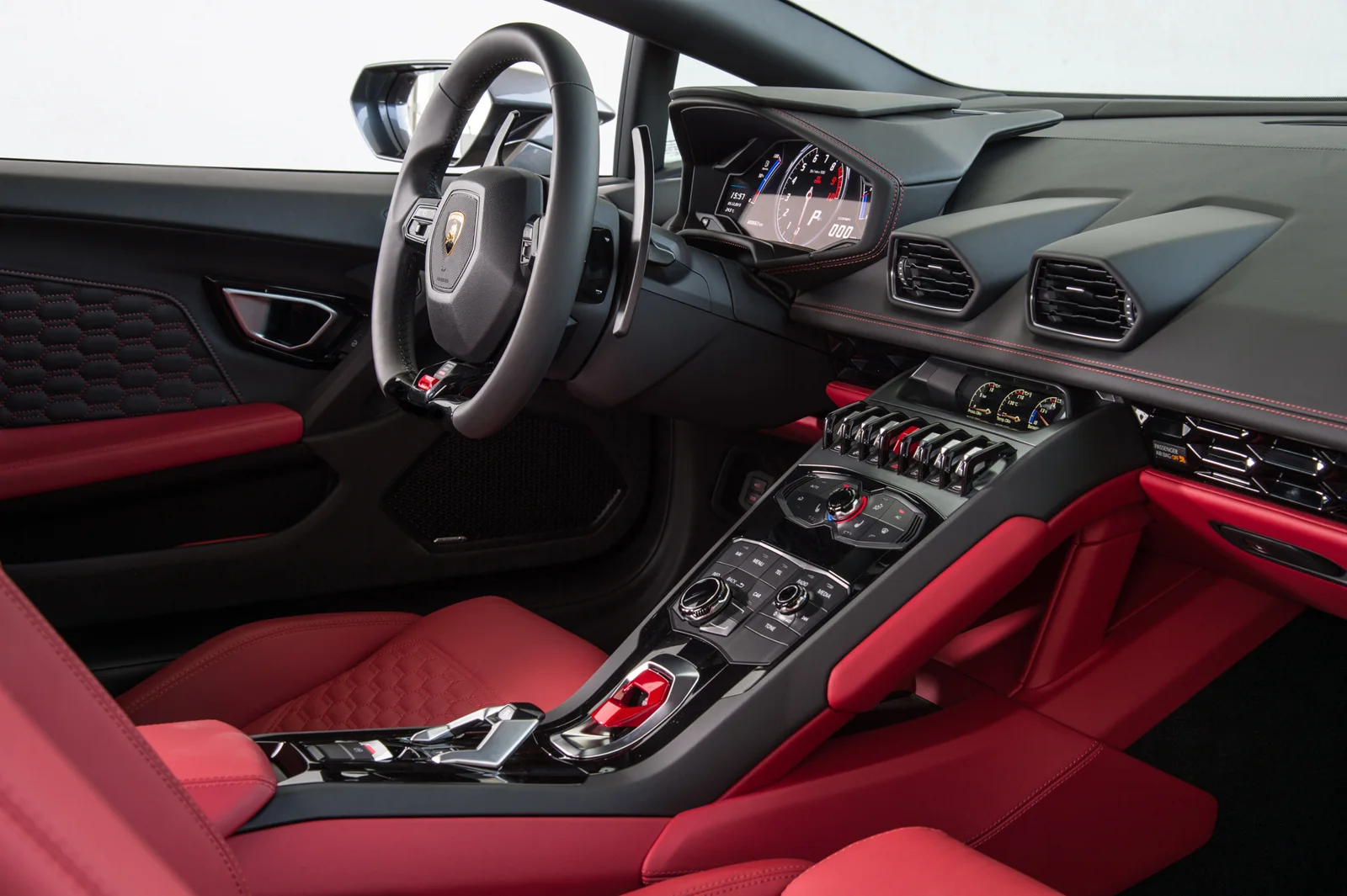 Lamborghini cabin