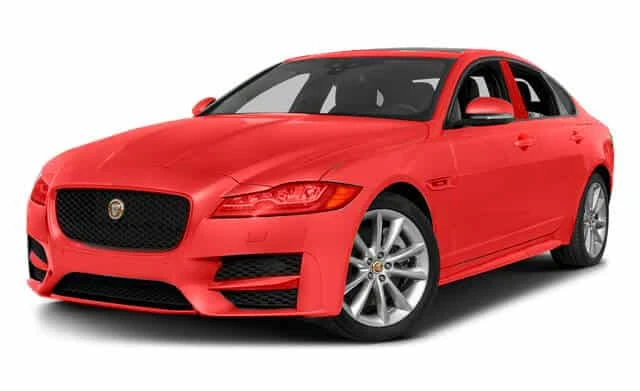 Representative sedan with Full Vehicle PPF paint protection film coverage highlighted in red